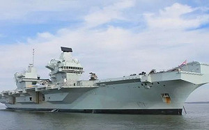 共同社:英國航母打擊群擬9月抵日 將進行美日聯合軍演