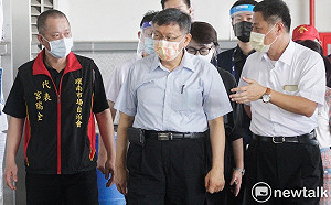 環南市場篩檢3300人 柯文哲：一天就能做2000多人 最慢後天可上線