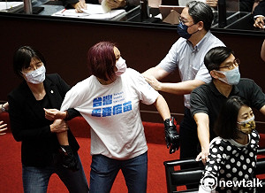 立院開議陳玉珍突襲綠委占好位 網笑夾手珍變亂入珍