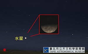 不要錯過！最亮水星「大距」25日登場 日出前東南方低空有望看見