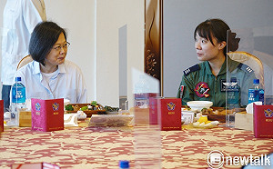 蔡英文曝女飛官升空攔截共機：保家衛國不分性別、軍種、崗位