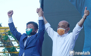 遭質疑賴清德、蘇貞昌站台冷熱兩樣情 陳時中駁斥：看圖說故事