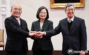 蔡英文花過半談話肯定蘇貞昌、交付陳建仁「四大任務」