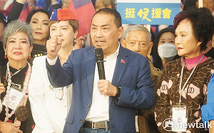 記者會示意圖引用照片惹葛來儀不滿 侯友宜致歉