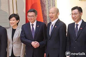 卓榮泰拜會韓國瑜 搖頭回應記者擔心「藐視國會」提問