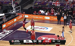 （影）為拚晉級奧運 喬治亞刻意幫補籃 菲律賓教頭看傻眼