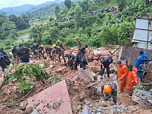 尼泊爾大雨釀山體滑坡、山洪暴發!36小時內已11死