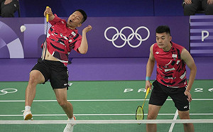 巴黎奧運》直落二擊退美國組合 「麟洋配」小組賽3連勝