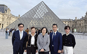 蔡英文訪捷克、法國受矚　林右昌：台灣能見度會更高