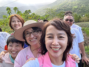 蕭美琴心繫花蓮 走訪「金牌農村」光復鄉大全社區