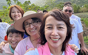 蕭美琴心繫花蓮　走訪「金牌農村」光復鄉大全社區