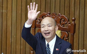 韓國瑜明進總統府喝咖啡還喊罷免 朱立倫轟民進黨兩手策略