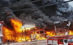 烏僅1無人機轟俄火藥庫發生3次大殉爆! 坦波夫200多種彈藥全炸了 火光沖天