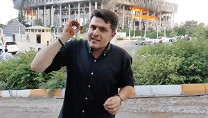 (影) 悲慘直播! 伊朗記者直播電視台遭飛彈爆擊大火 主播也連忙逃命