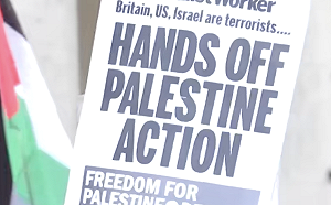 英、美出現挺伊、巴示威! 民眾上街怒喊政府「沒人性」 空軍基地2機遭破壞