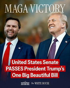 川普大又美法案1票之差闖過參院！老人、小孩、窮人全遭殃