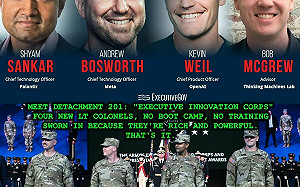 矽谷參戰？4科技高層入美「201分隊」專責智能化作戰 提供美軍AI新資訊