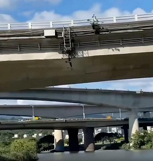 新生高架橋驚現「巨大裂縫」？北市新工處出面澄清