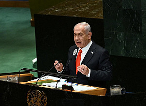 場面尷尬！多國代表起身離開聯大 納坦雅胡批西方「可恥」、否認種族滅絕