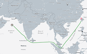 台塑旗下「君善輪」通過荷莫茲海峽 載原油200萬桶正駛向台灣