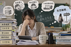 缺老師恐成惡性循環！9成受訪者有感　逾7成直指「薪水、付出不成正比」