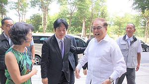 賴揆請益之旅 張俊雄建議加強防治毒品