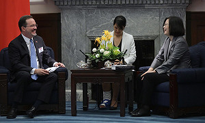 蔡英文：加強美台高層對話   提升雙方策略關係