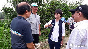 行動陳亭妃  半天踏遍山區六處崩塌點