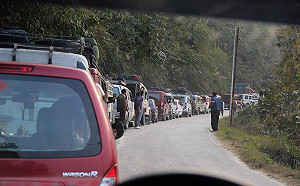 台9線蘇花公路開始塞  公路總局：小心開！