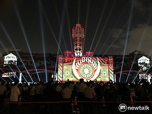 總統府光雕秀登場 蔡：總統府、中華民國都變年輕了