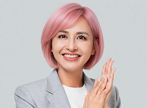 迎BP陳其邁帶起粉紅頭貼風潮　邱議瑩換同款笑問：這樣可以進立法院嗎？ 