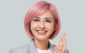 迎BP陳其邁帶起粉紅頭貼風潮　邱議瑩換同款笑問：這樣可以進立法院嗎？ 