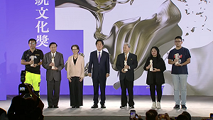 親頒總統文化獎 賴清德：攜手讓台灣成為創意無限的國家