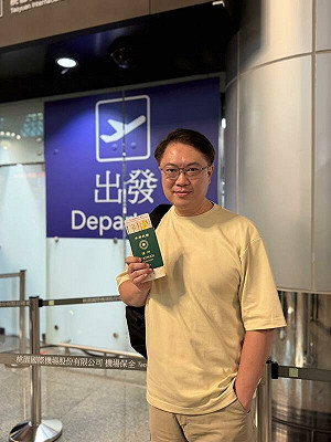 參選台北市長起手式？林右昌啟程赴美國達拉斯拜訪產業界