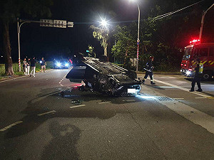 金門酒駕男「違規逆向」撞死女騎士　棄車落跑5小時後投案