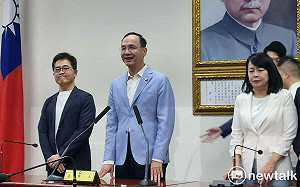 新任國民黨主席出爐 朱立倫燦笑:心中如釋重負