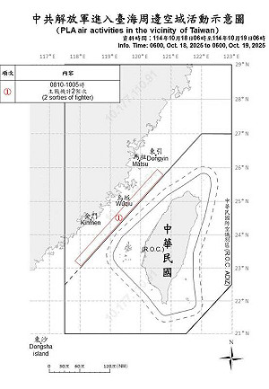 藍黨魁選舉2共機、6共艦現蹤台海 國軍嚴密監控全程應處