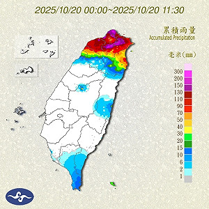 花蓮人鬆口氣！「東北季風＋風神颱風」暴雨集中北台 鄭明典揭原因