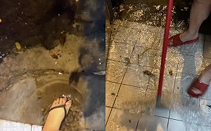 新北深夜遭豪雨突襲！中和網友哀嚎：7、8年沒有淹成這樣