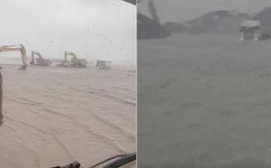 Threads瘋傳台北港海水倒灌潰堤？台灣港務中心急忙澄清