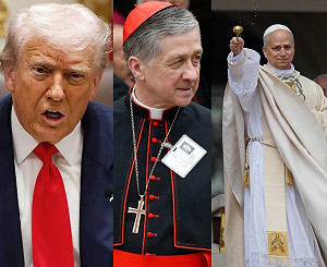(影) 教宗、芝加哥大主教公開反對美移民政策 川普支持者群起抵制