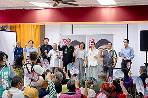 邱議瑩攜手張以理與左營青年對談   安養政策讓人「可以安心生」!