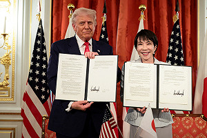 (影) 日美峰會簽5,500億美元「投資框架」 還組3國「稀土聯盟」