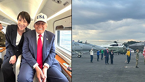 高市早苗和川普同乘陸戰隊1號 日網友盼兩人攜手應對共產主義威脅