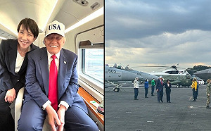 高市早苗和川普同乘陸戰隊1號 日網友盼兩人攜手應對共產主義威脅