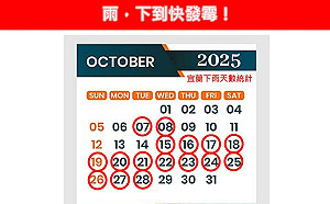 快發霉!東北季風發威  北部10月下了半個月的雨