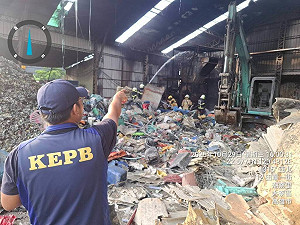 高雄大寮區廢塑膠處理廠火警 業者遭市府裁罰移送