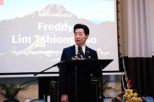 林昶佐登芬蘭大報專欄頭條人物 談台芬安全合作