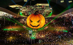 22公尺巨型南瓜燈點亮衛武營!  2025年高雄萬聖節活動正式開跑