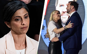 政壇超級大八卦！網瘋傳美副總統外遇柯克遺孀還要妻改宗教 范斯這樣說......